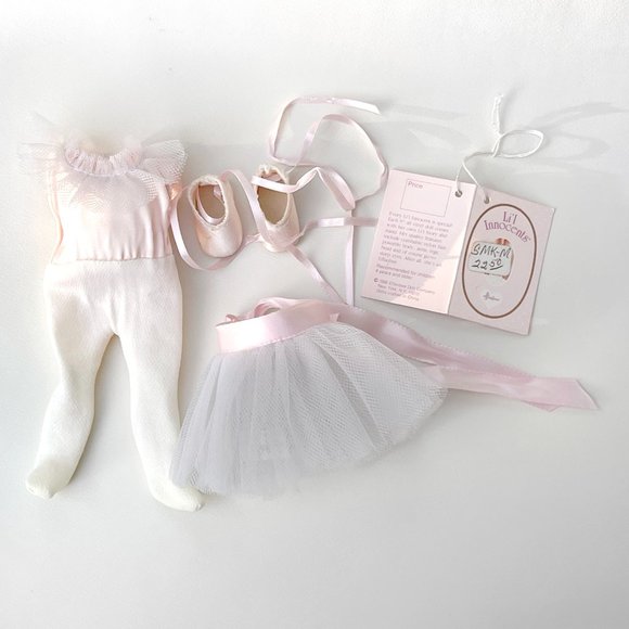 1988 Effanbee 9" Li'l Innocents 'MICHELLE BALLERINA' Doll ~ Complete Clothing - Picture 16 of 16